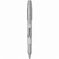 Sharpie Metallic Marker 1.4mm silber 12 Stück in Schachtel