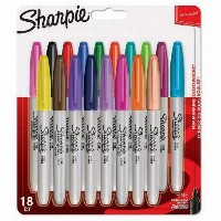 Sharpie Marker Fein Rundspitze F 18er Fun-Farben Blister