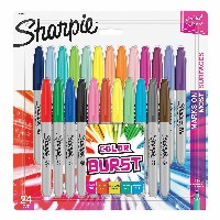 Sharpie Marker Fein Rundspitze F 24er Color Burst Blister