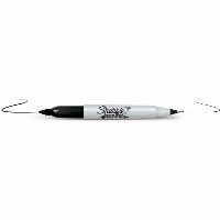 Sharpie Marker Twin Tip Extra Fein + Fein schwarz 12 Stück