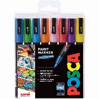 POSCA Marker UNI PC-3M 8er Set Glitter