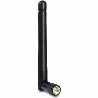 DELOCK WLAN 802.11 ac/a/b/g/n Antenne SMA Stecker 2 dBi omnidirektional mit Kippgelenk schwarz