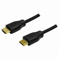 Logilink HDMI-Kabel Ethernet A -> A St/St 3.00m sw