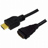 Logilink HDMI-Kabel Ethernet A -> A St/Bu 1.00m sw Verl.