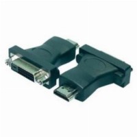 Logilink HDMI Adapter. HDMI male - DVI-D female. (Gold)