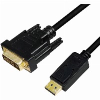 Logilink DisplayPort-Kabel DP 1.2 zu DVI 1.2 2.0m schwarz