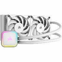 K CORSAIR WAK Cooling iCUE H100i RGB ELITE WHITE 240mm
