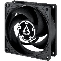 ARCTIC Lüfter P8 80*80*25 Max-80mm PWM regulated (Black)