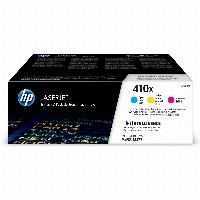 HP 410X original LaserJet Toner cartridge CF325XM Cyaan Magenta Yellow High Yield 3-pack