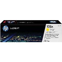 HP 128A original LaserJet Toner cartridge CE322A yellow standard capacity 1.300 pages 1-pack