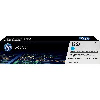 HP 126A original LaserJet Toner cartridge CE311A cyan standard capacity 1.000 pages 1-pack