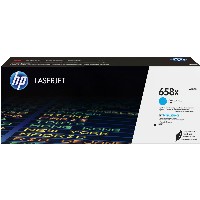 HP 658X Cyan LaserJet Toner Cartridge