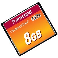 CARD COMPACT FLASH 8GB MLC