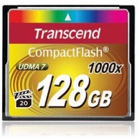 CARD CompactFlash Card 128GB Transcend TS128GCF1000. MLC