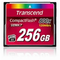CARD CompactFlash Card 256GB Transcend TS256GCF800. MLC