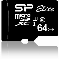 CARD Micro Card 64GB Silicon Power UHS-1 Elite/CL.10 inkl. Adap