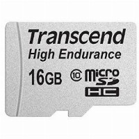 CARD _Transcend Hochbelastbare - Flash-Speicherkarte (microHC/SD-Adapter inbegriffen) - 16 GB