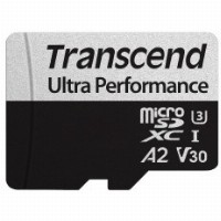 CARD microSD Card 128GB Transcend SDXC USD340S w/Adapter