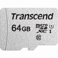 CARD microSD Card 64GB Transcend SDXC USD300S (ohne Adapter)