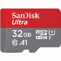 CARD 32GB SANDISK ULTRA MICROHC+