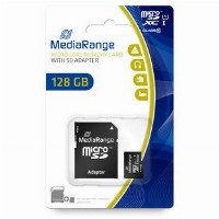 CARD MediaRange MicroSD 128GB UHS-1 Cl.10 inkl. Adapter