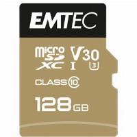 CARD Emtec m128GB UHS-I U3 V30 A1 SpeedIN Pro + Adapter