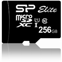CARD Micro256GB Silicon Power UHS-1 Elite/CL.10 inkl. Adap