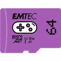 CARD Emtec m64GB UHS-I U3 V30 A1 Gaming Purple