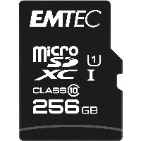 CARD Emtec m256GB UHS-I U1 EliteGold + Adapter