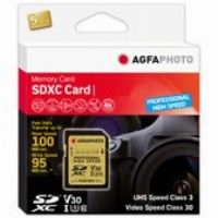 CARD AgfaPhoto SDXC UHS I 128GB Professional High Speed U3 V30