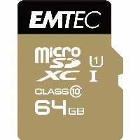 CARD Emtec m64GB UHS-I U1 EliteGold + Adapter