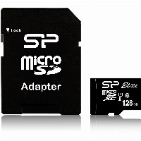 CARD Micro128GB Silicon Power UHS-1 Elite/CL.10 inkl. Adap