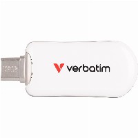 STICK Verbatim Plectra White 128GB USB-C Flash Drive 30229