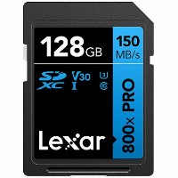 CARD Lexar SDXC 800x Pro 128GB 150MB/s C10 V30 U3