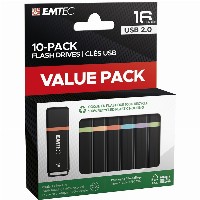 STICK Emtec USB2.0 K100 16GB P10 10-pack color box retail