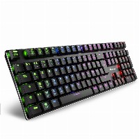 Sharkoon PureWriter RGB (schwarz. FR-Layout. Kailh Choc Low Profile Blue)