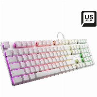 Sharkoon PureWriter RGB (wei. US-Layout. Kailh Choc Low Profile Blue)