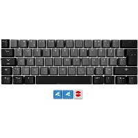 Sharkoon SKILLER SAC20 S4 (schwarz. 61 Stck. ISO-Layout (DE). fr SKILLER SGK50 S4)