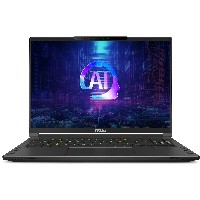 MSI Stealth A16 AI+ A3XWIG-043 (schwarz. AMD Ryzen AI 9 HX 370. NVIDIA GeForce RTX 5080. 32 GB LPDDR5X. 2 TB (2 TB SSD). Windows 11 Home 64-Bit)