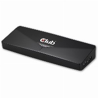 Club3D 4K Dockingstation USB3 ->3xUSB3/HDMI/DP/DVI/ black