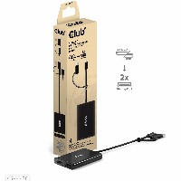 Club3D Adapter USB-C (USB A Adapter) > 2x DP 4K@60Hz St/Bu