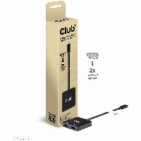 Club3D MST-Hub USB 3.2 Typ C > 2x HDMI 4K60Hz +100W PD St/Bu retail