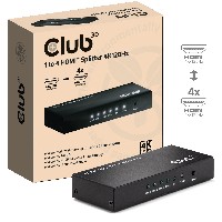 Club3D HDMI Splitter 1 Eingang -> 4 Ausgänge 4K120Hz UHD retail