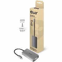 Club3D Adapter USB 3.2 Typ C > DVI-D aktiv St/Bu