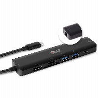 Club3D USB-C 7in1-HUB >HDMI/2xUSB/USB-C/LAN 4K60Hz PD100W
