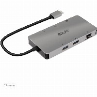 Club3D USB-C 8in1-HUB >2xHDMI/2xUSB/USB-C/LAN 4K60Hz PD100W