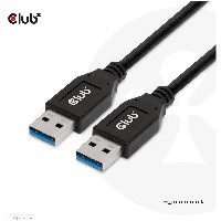 Club3D Kabel USB Typ-A Gen2 0.5m 10 Gbps St/St