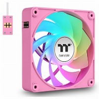 120mm Thermaltake CT120 EX Reverse ARGB Sync PC Cooling Fan Pink 3 Pack