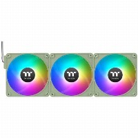 120mm Thermaltake CT120 EX Reverse ARGB Sync PC Cooling Fan Matcha Green 3 Fan Pack