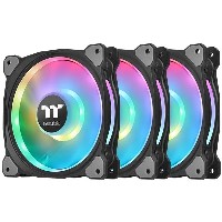 140mm Thermaltake Riing Duo 14 RGB Radiator Fan 3 Pack Dual Riing